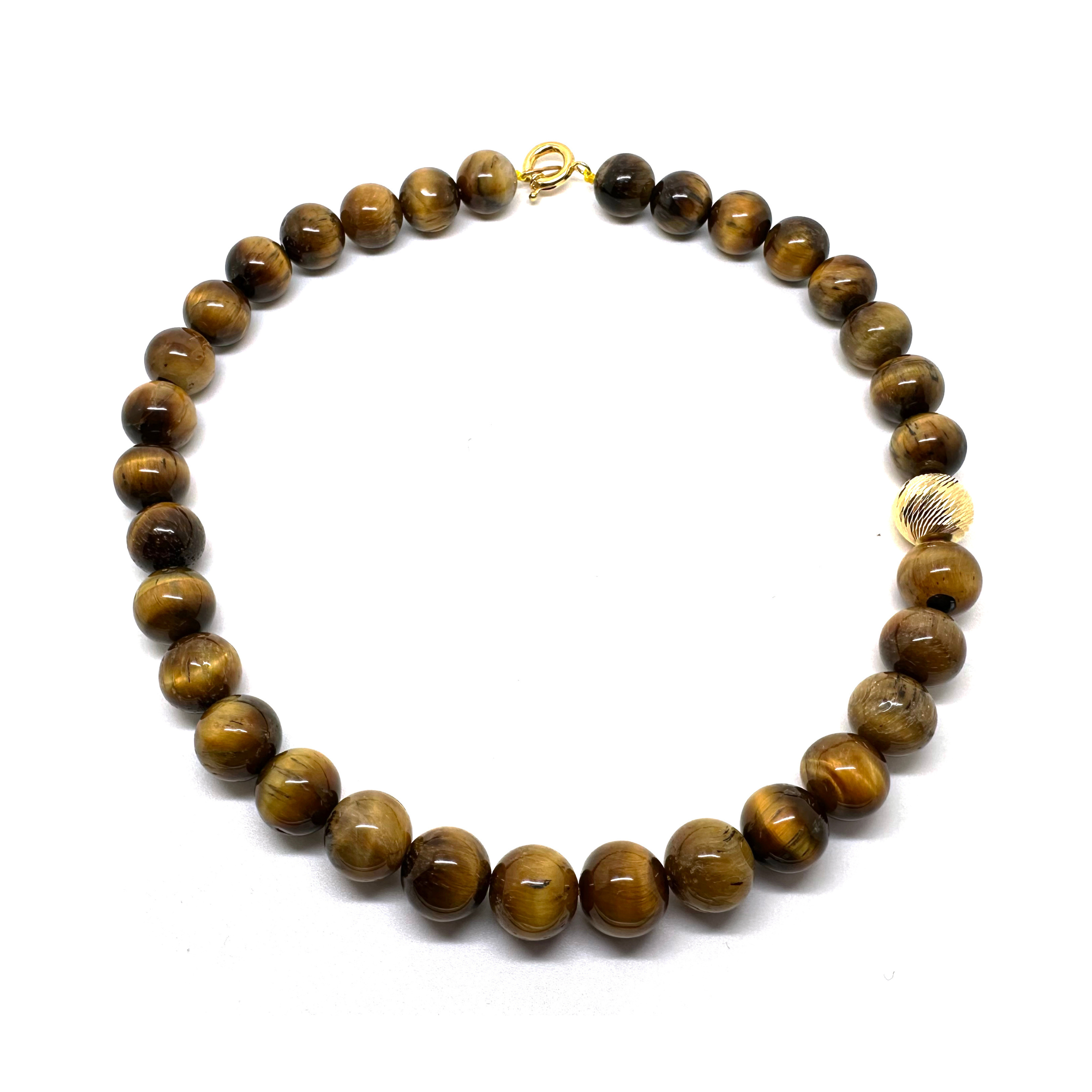 Tiger eye Beads Necklace