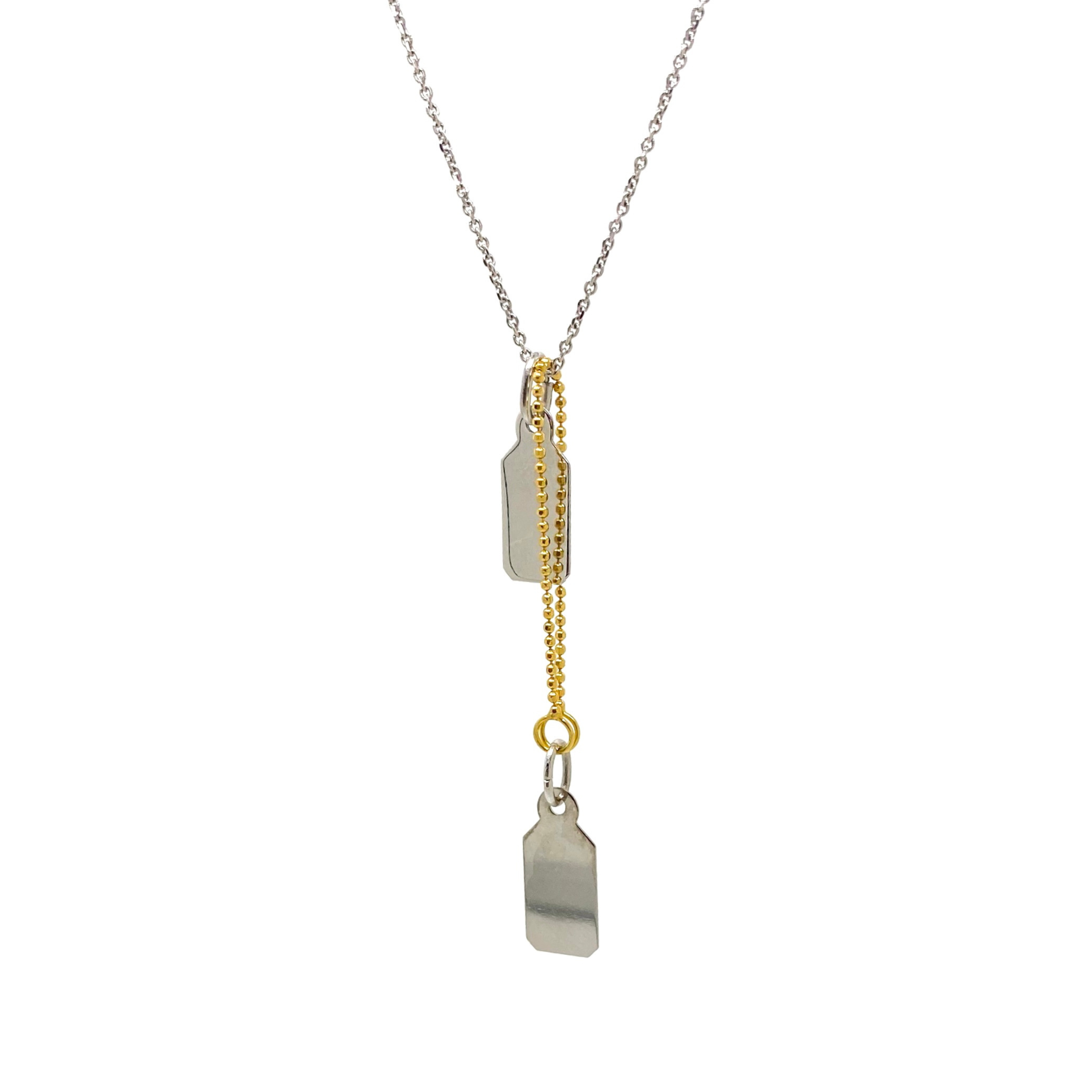 Double Tag Necklace