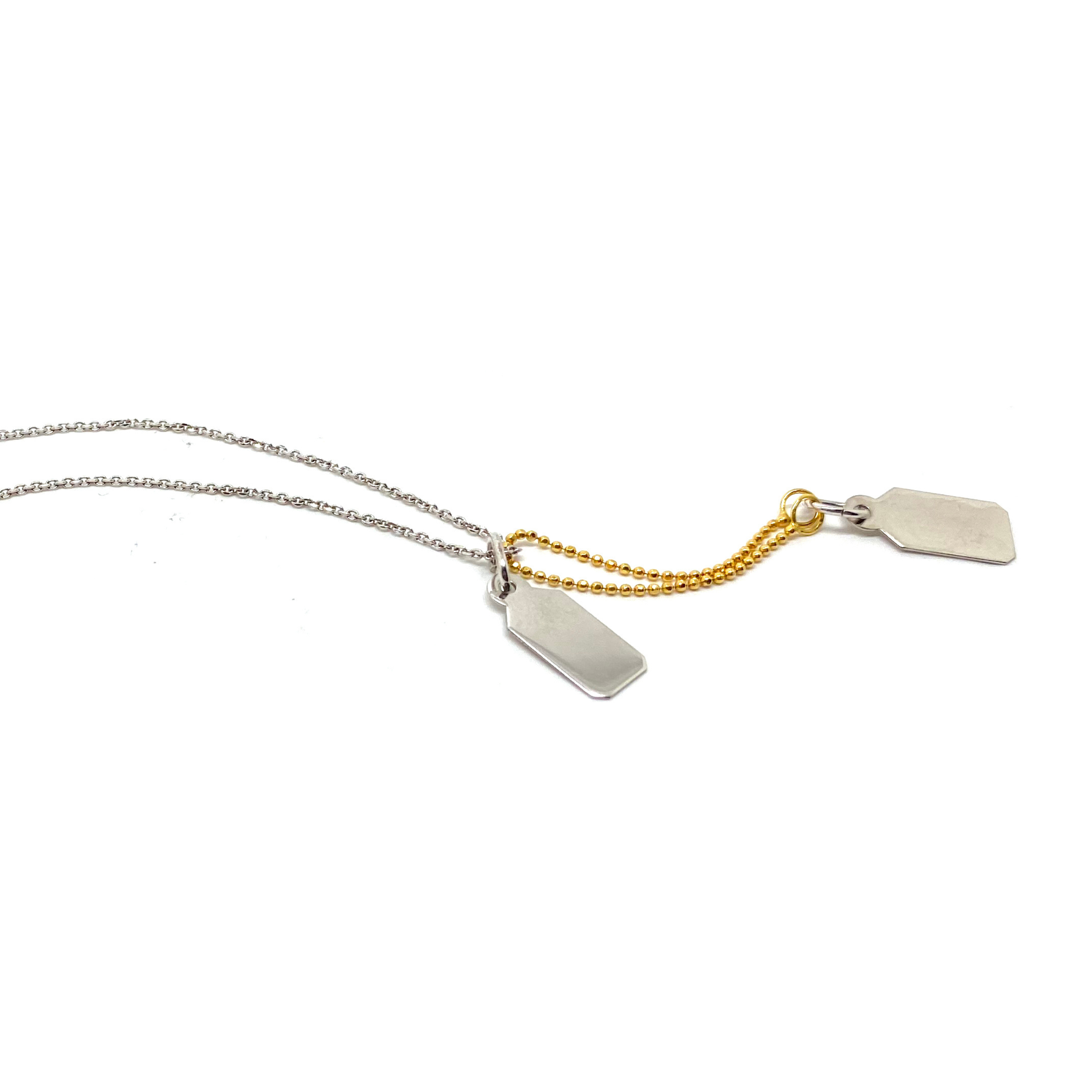 Double Tag Necklace