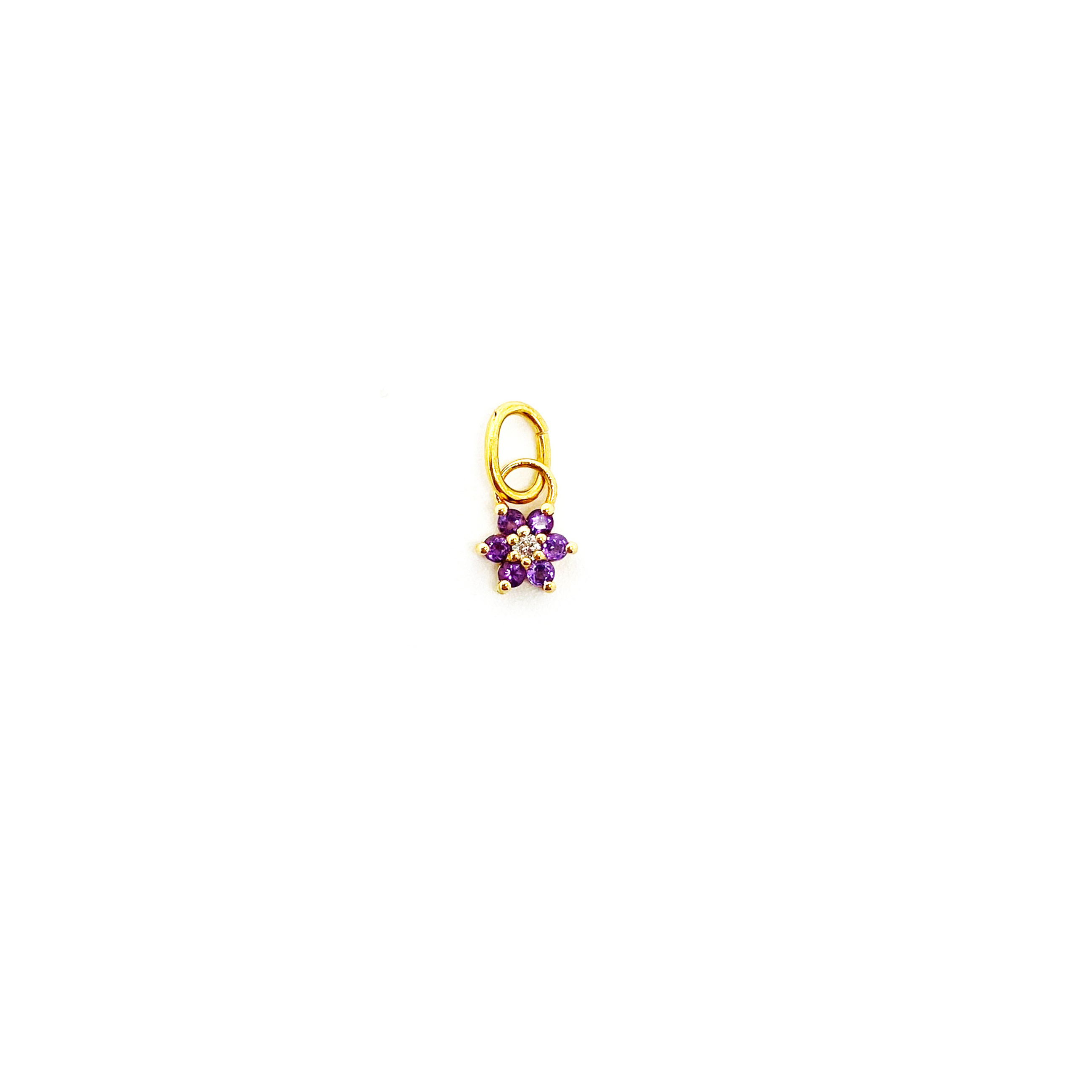 Mini Amethyst Flower Pendant