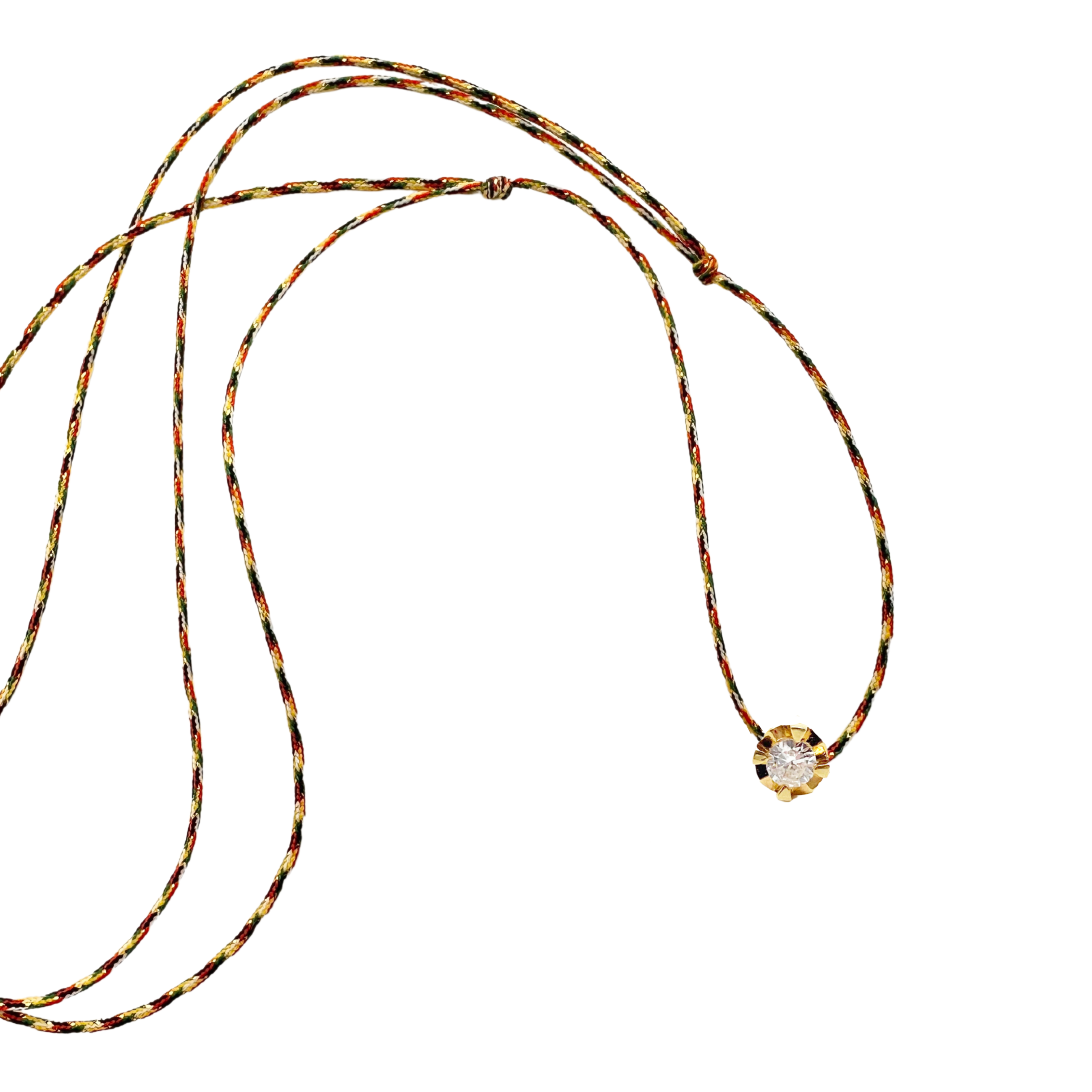 Diamond Strap Necklace