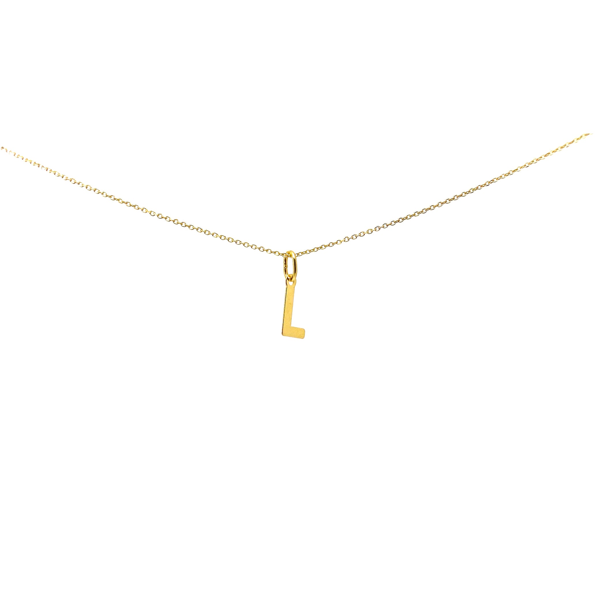 Gold Initial Pendant