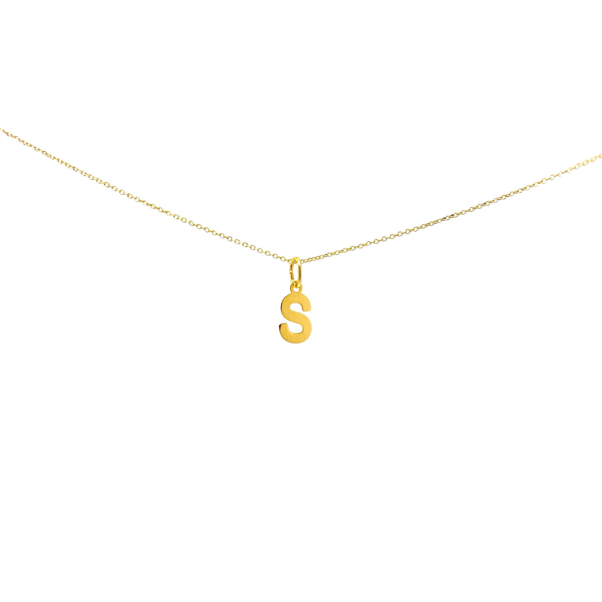 Gold Initial Pendant