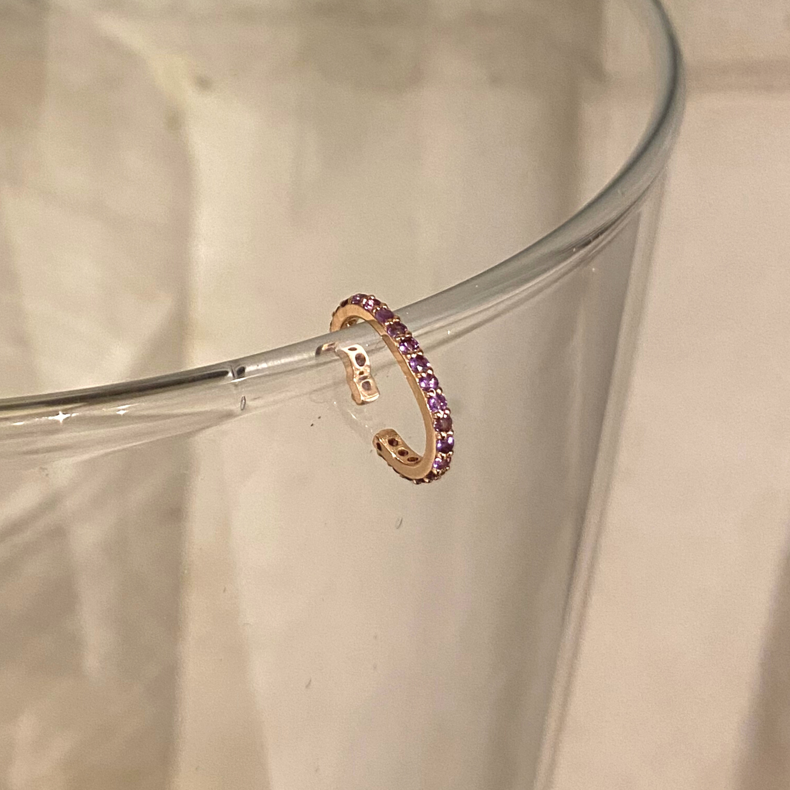 Amethyst cuff